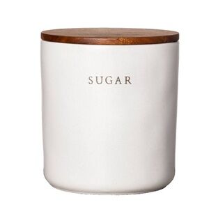 New Hearth and Hand White Ceramic Sugar Canister